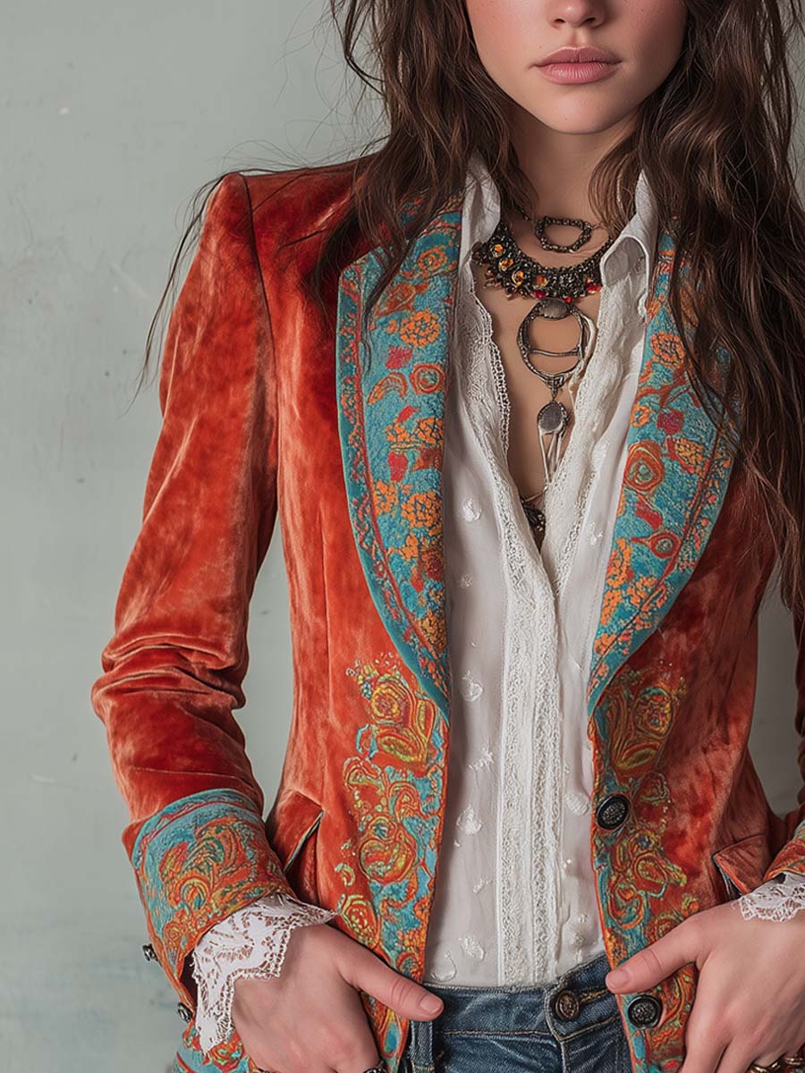 Velvet Blazer