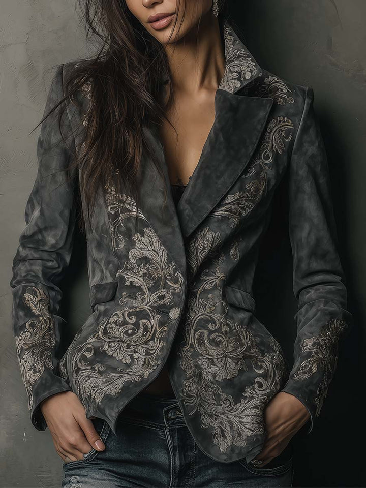 Charcoal Taupe Blazer