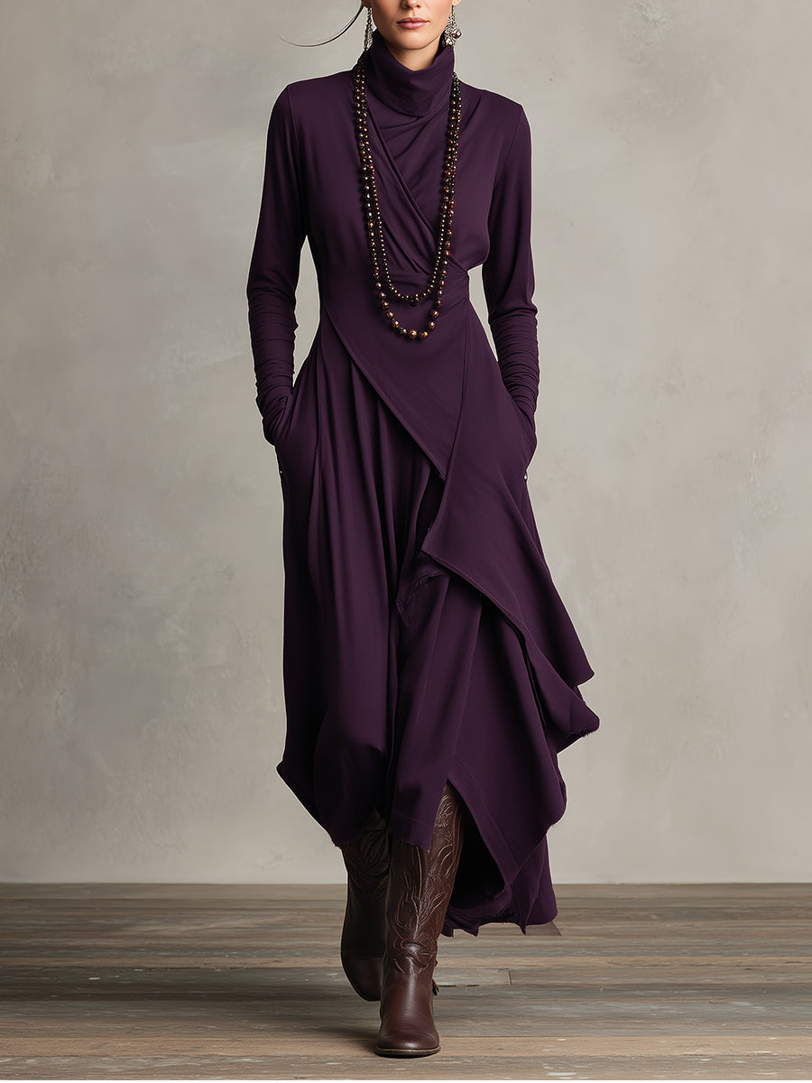Draped Maxi Dress