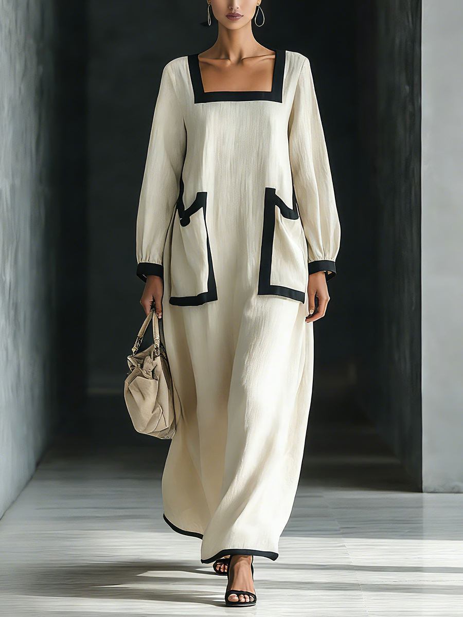Beige Maxi Dress