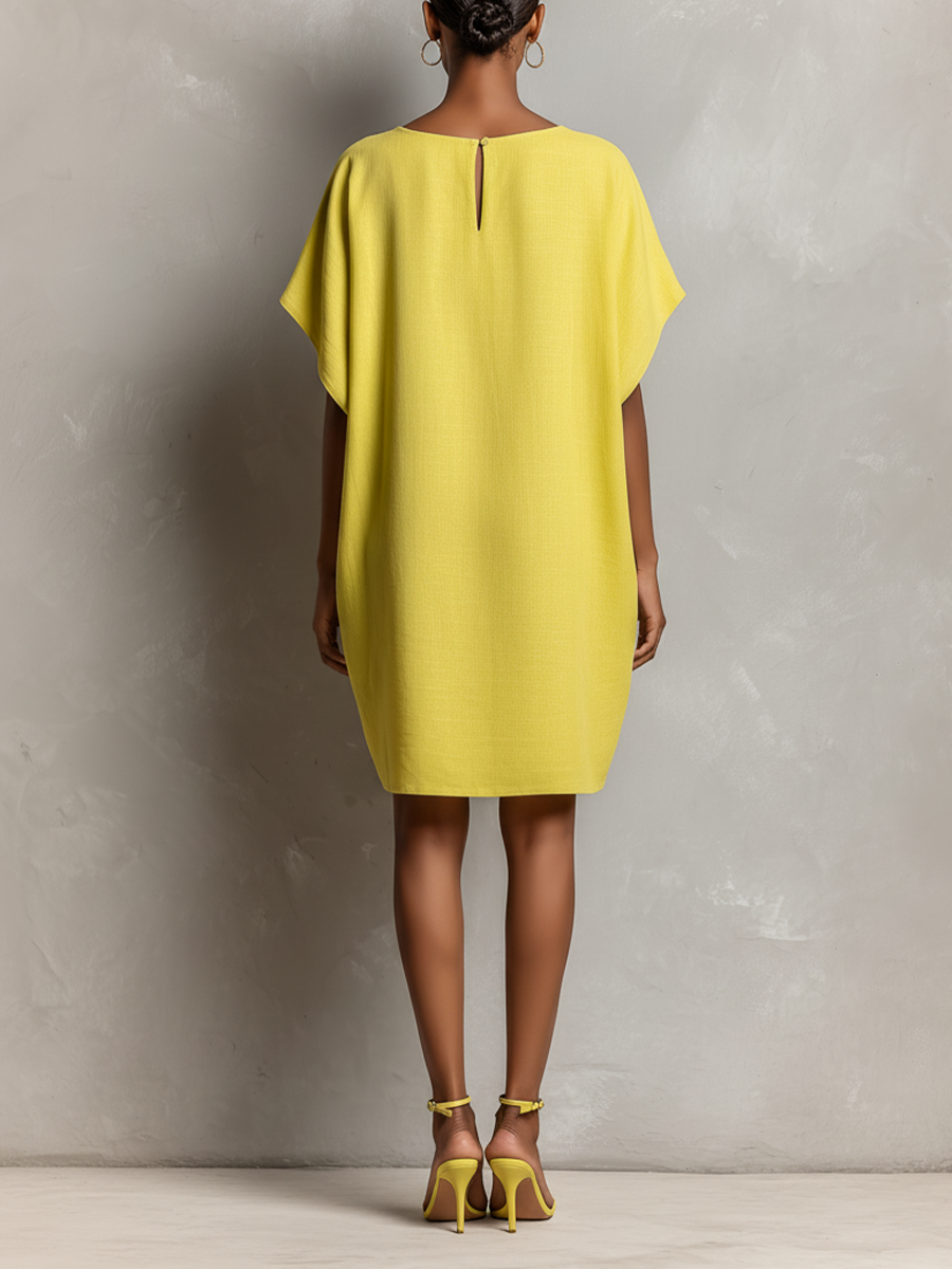 Lime Yellow Shift Dress