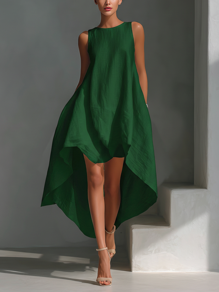 Linen Midi Dress