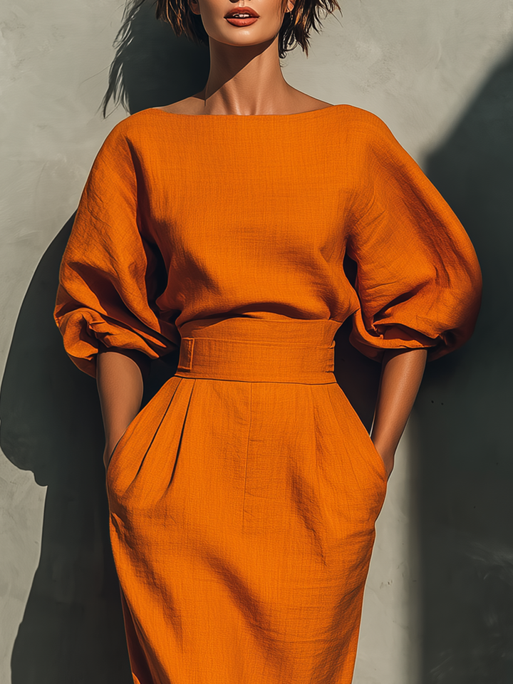 Mia Top & Skirt Set
