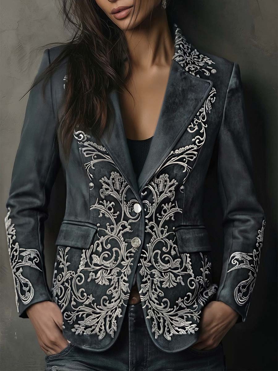 Charcoal Taupe Blazer
