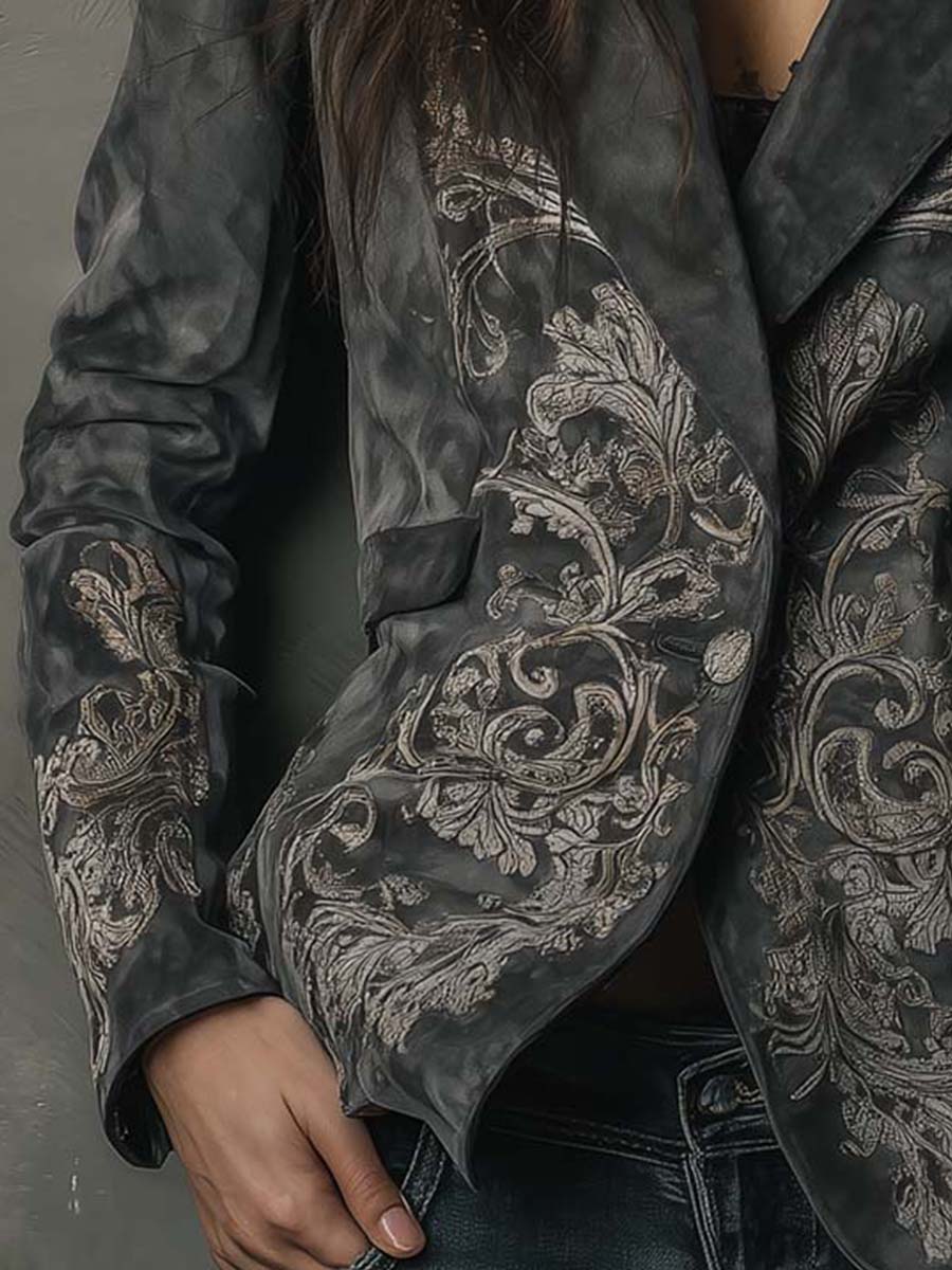 Charcoal Taupe Blazer