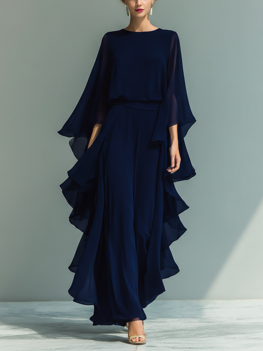 Chiffon Top Set