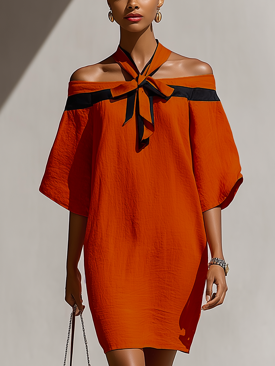 Off-Shoulder Mini Dress