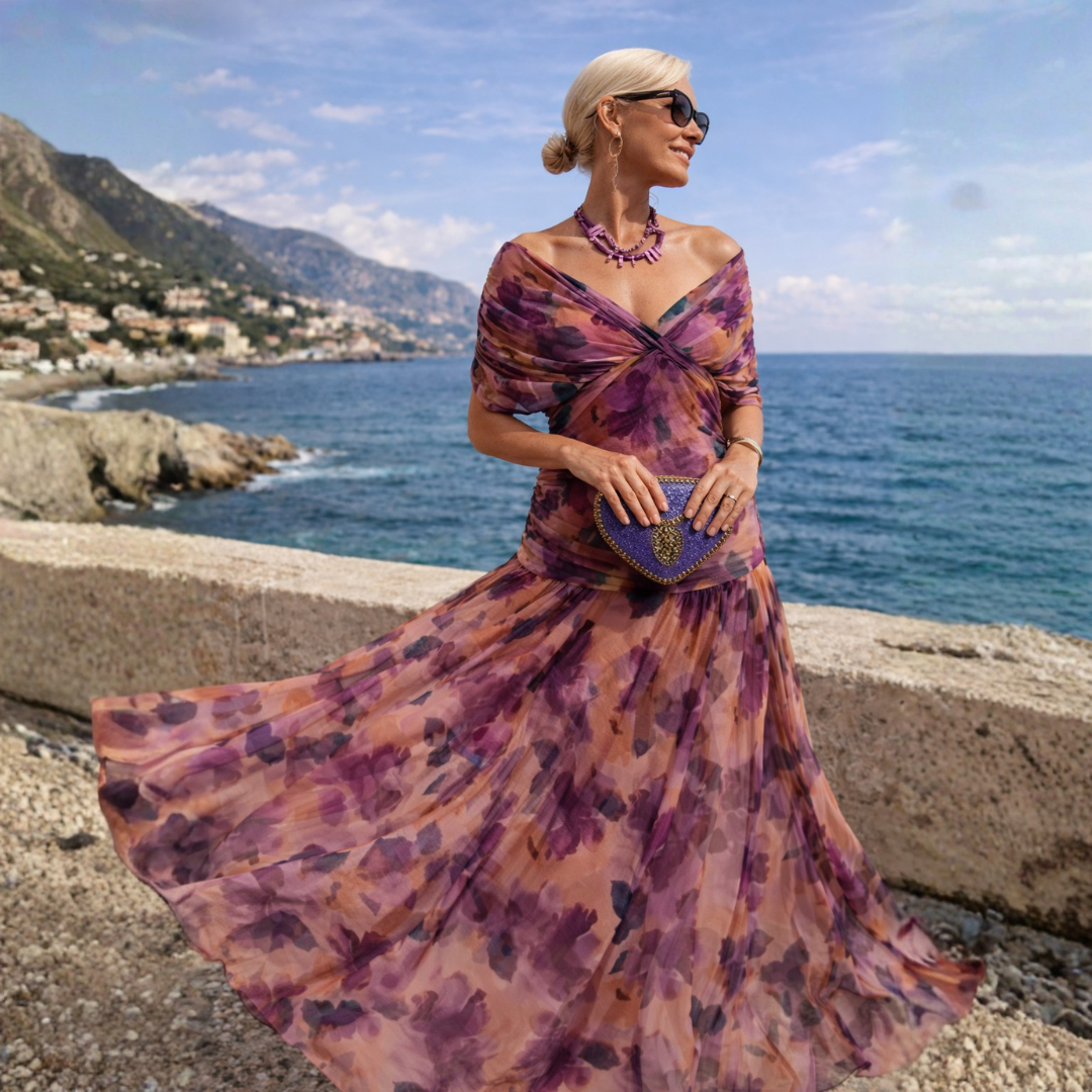 Draped Twist Gown