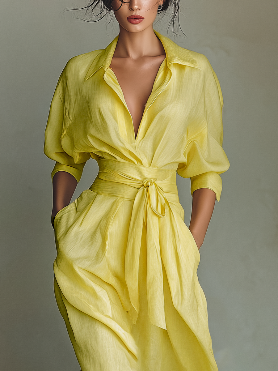 Lemon Maxi Dress