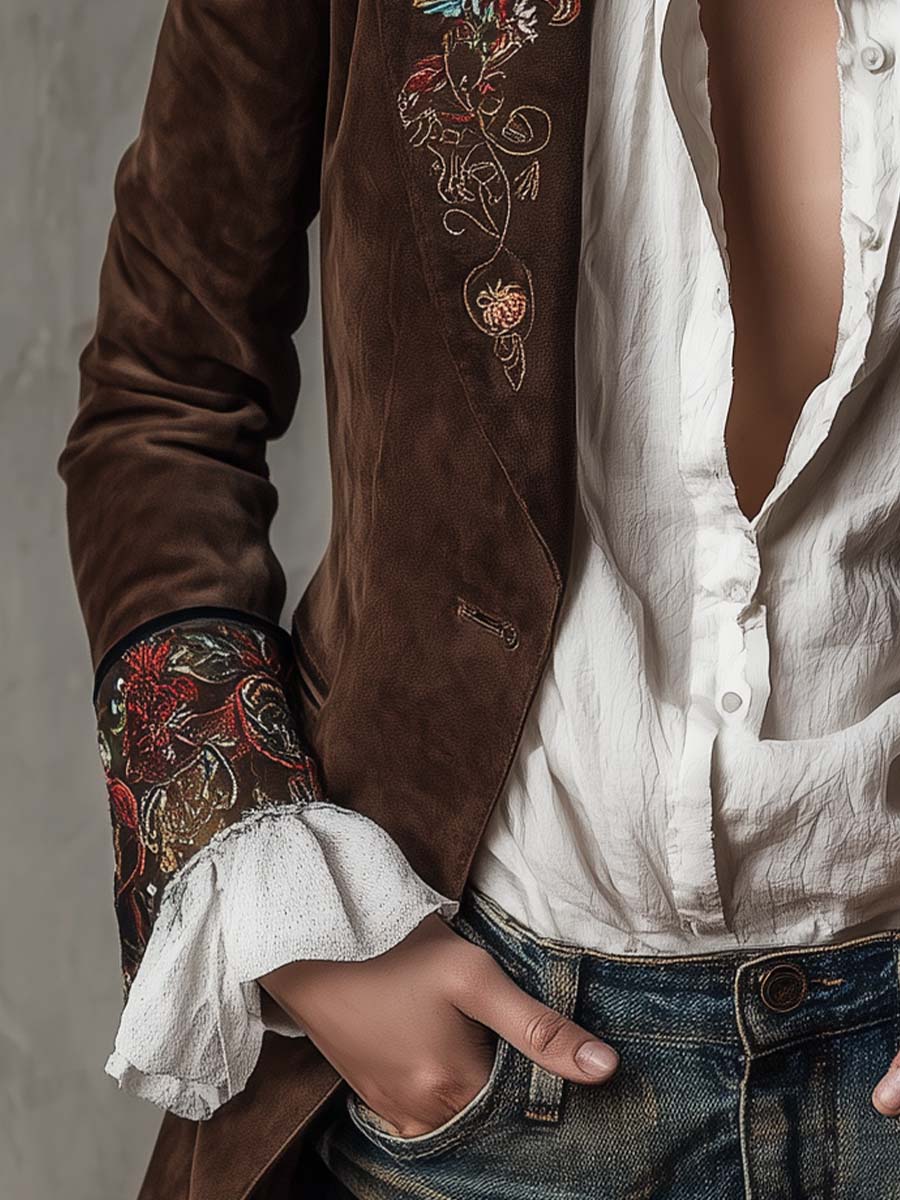 Suede Blazer Clara