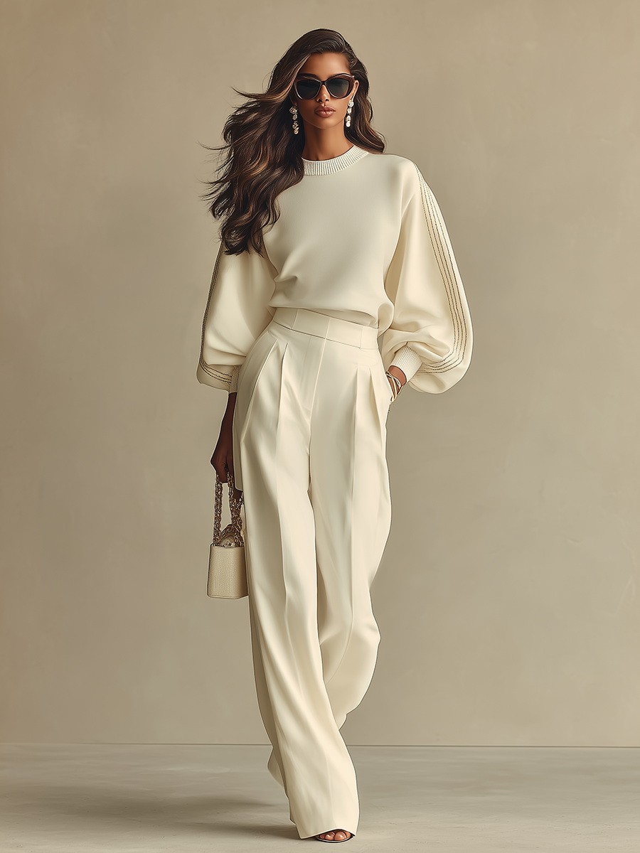 Ivory Textured Set