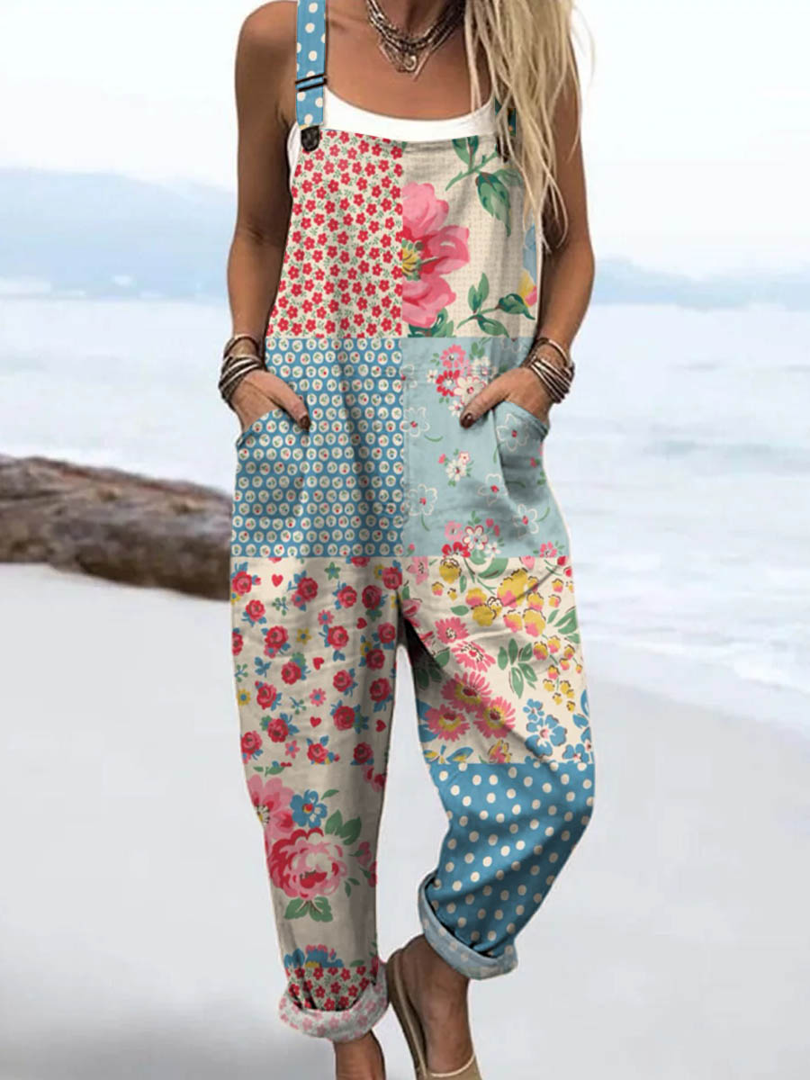 Iris Patchwork Jumpsuit