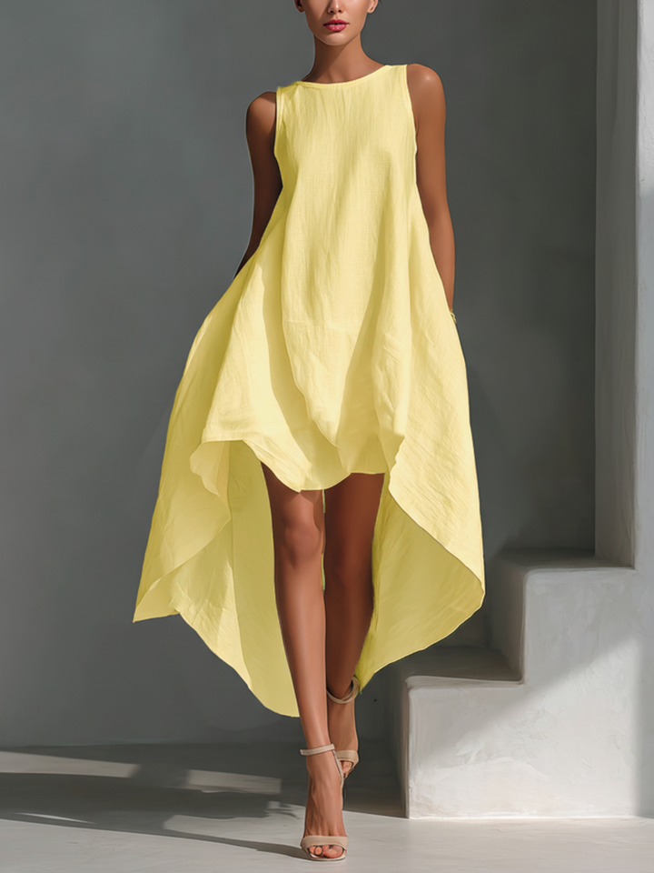 Linen Midi Dress