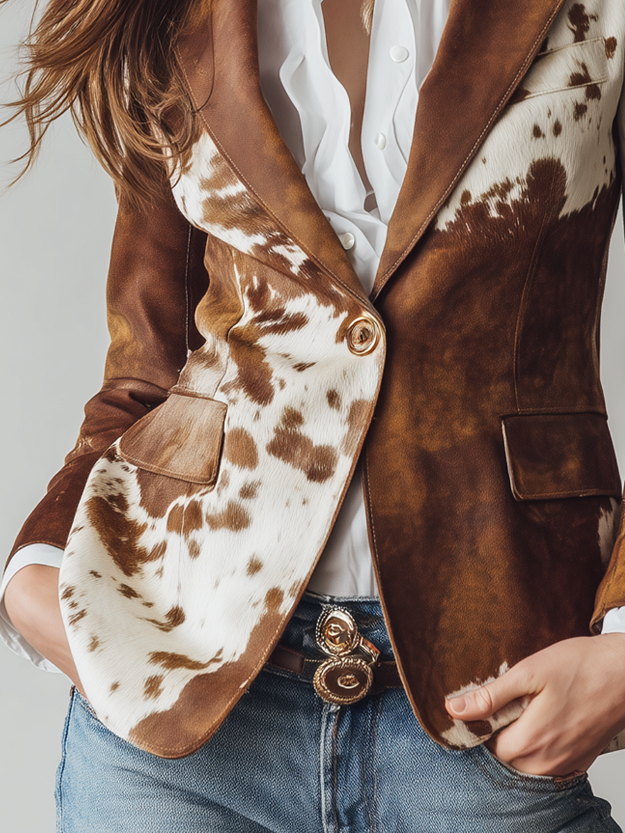 Suede Blazer