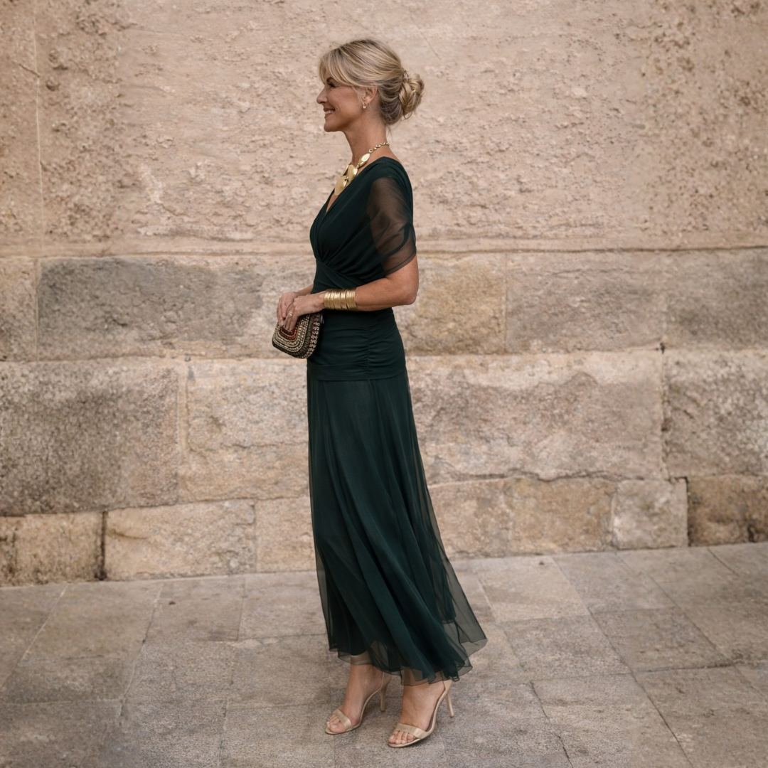 Draped Twist Gown