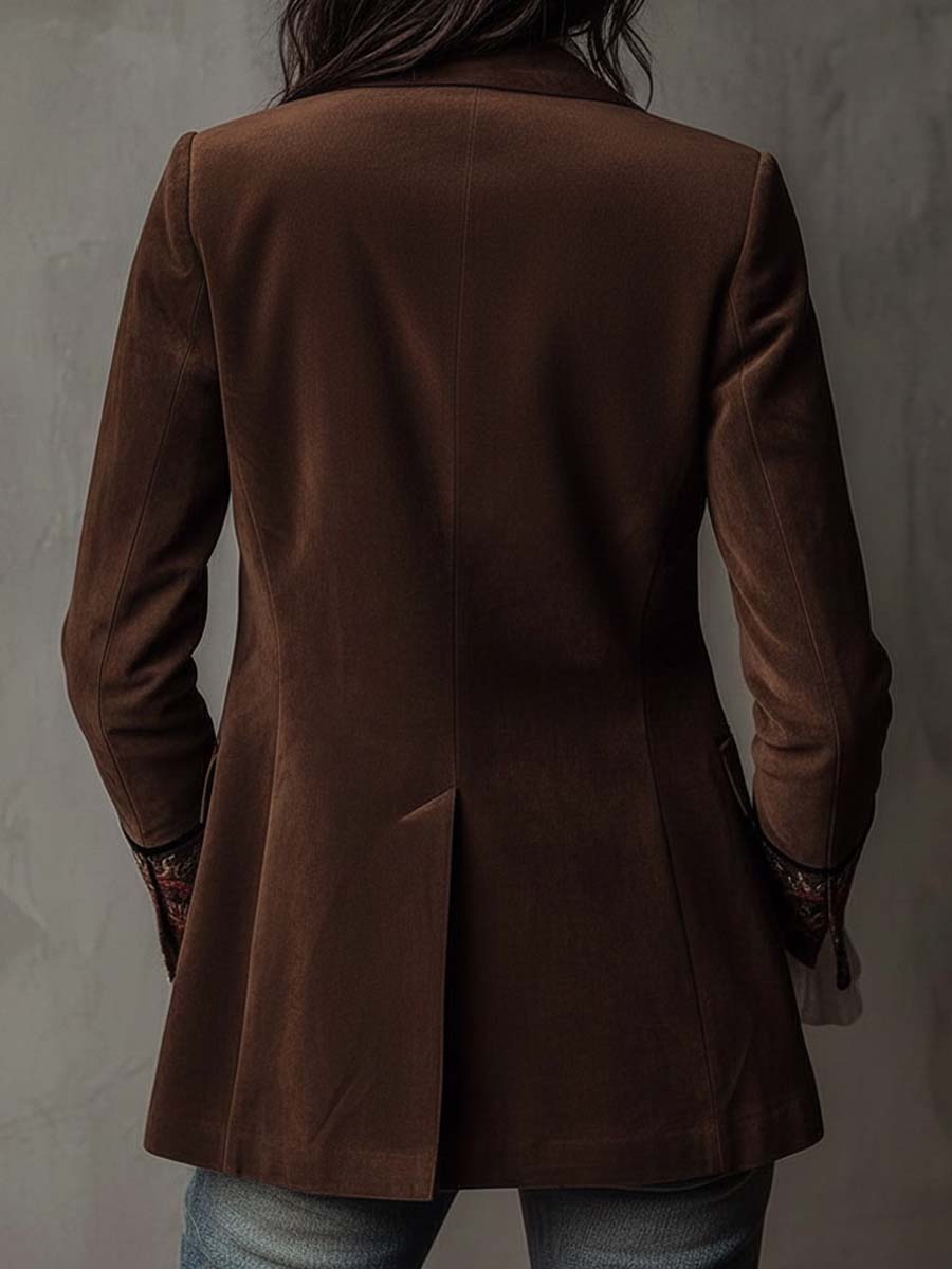 Suede Blazer Clara