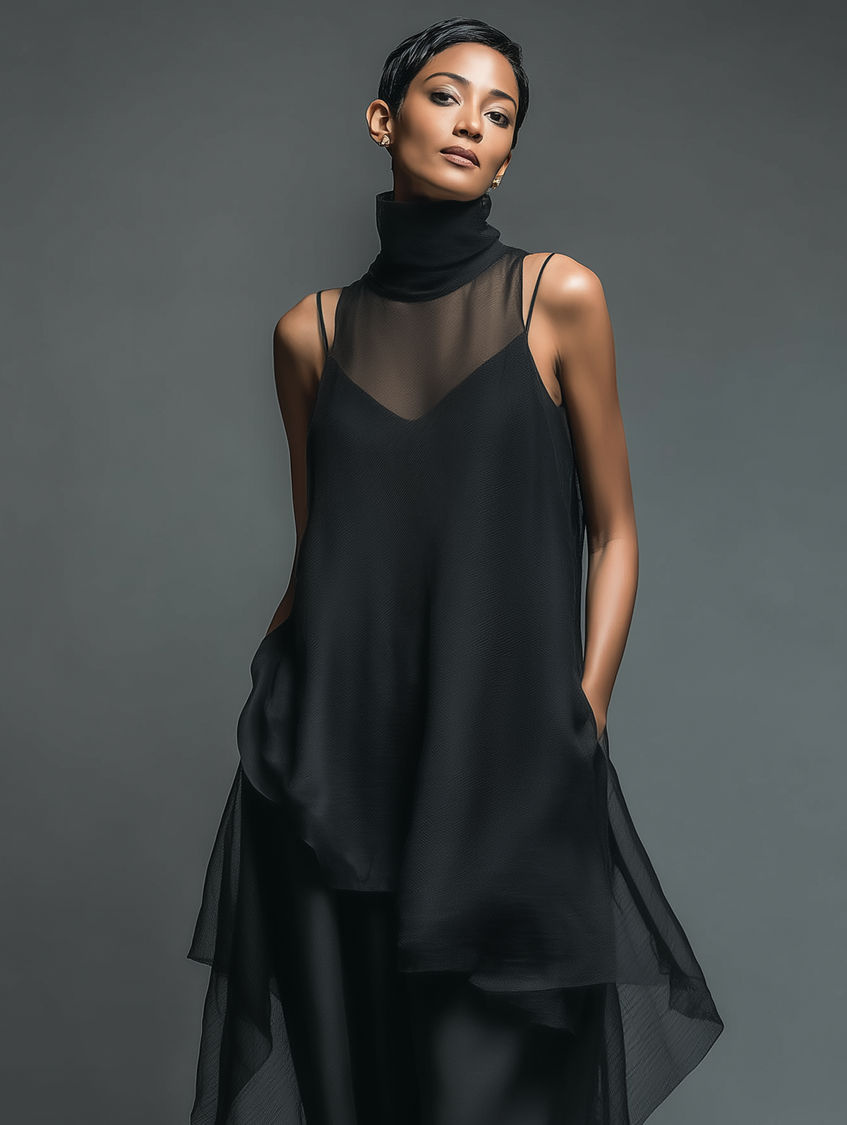 Acetate Slip Dress