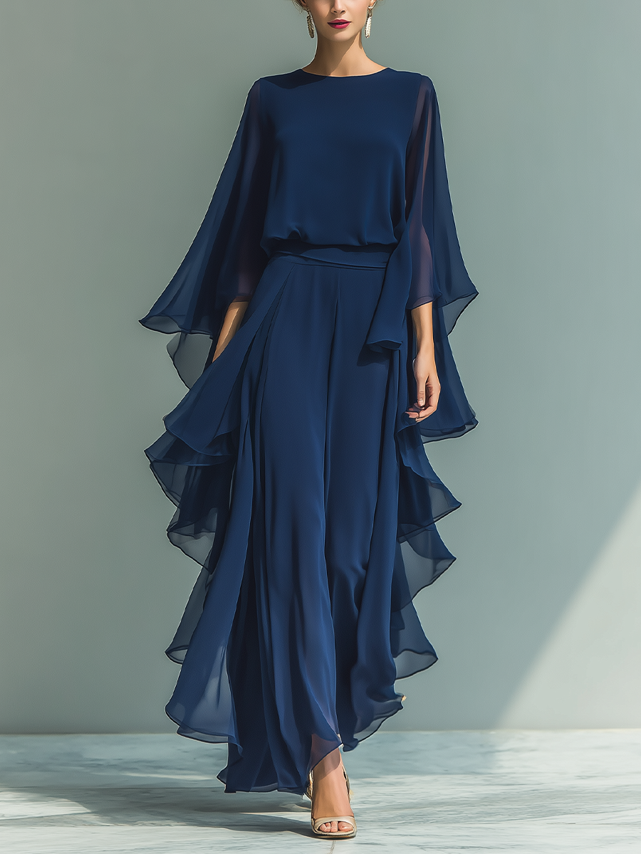 Chiffon Top Set