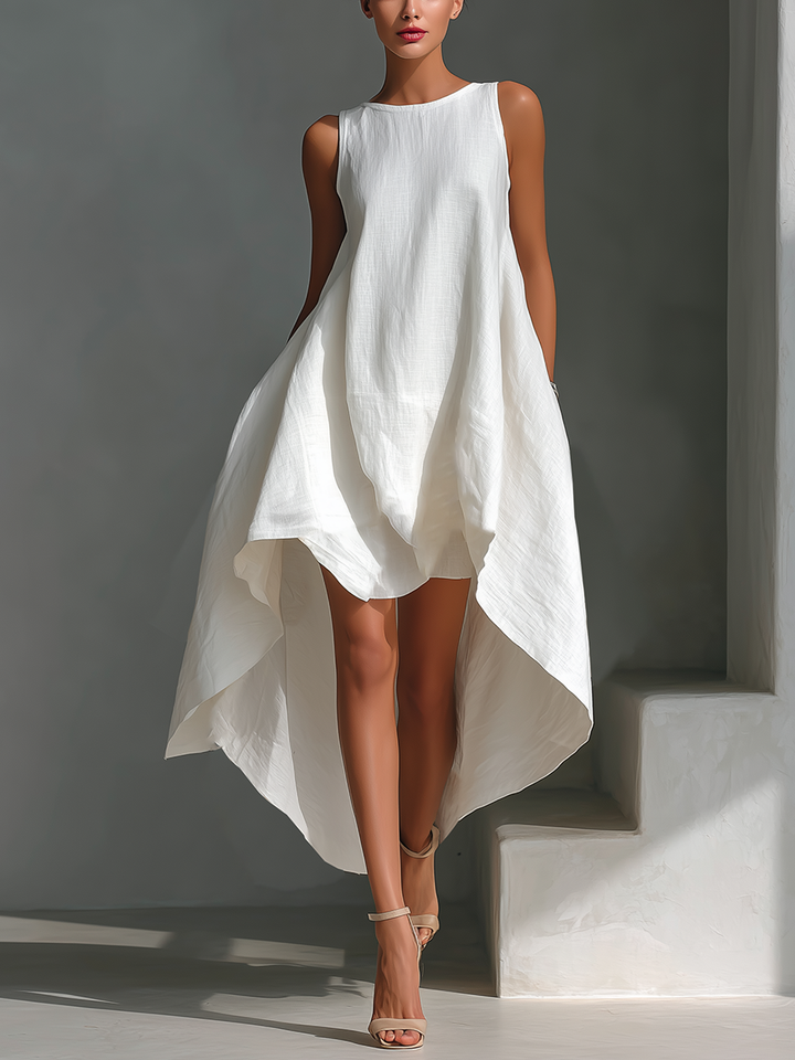 Linen Midi Dress