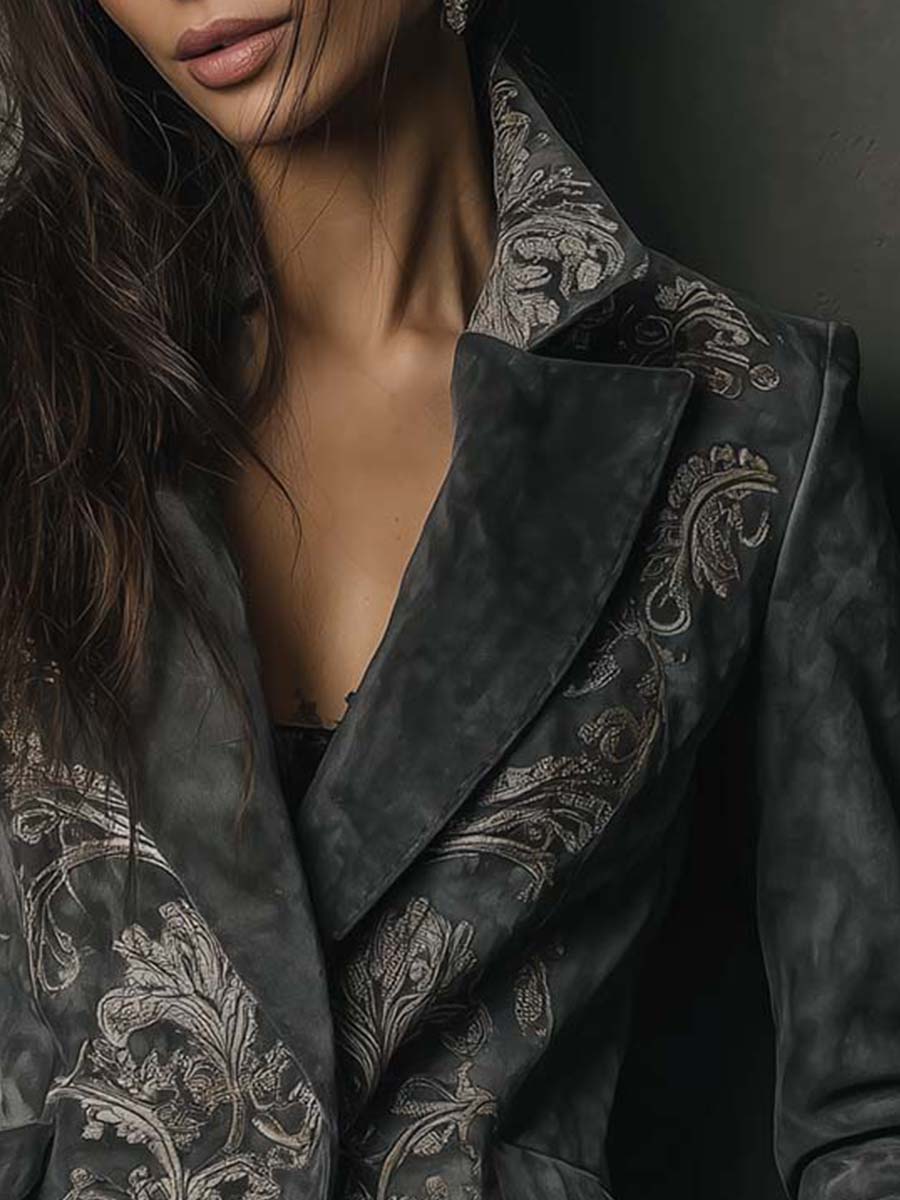 Charcoal Taupe Blazer