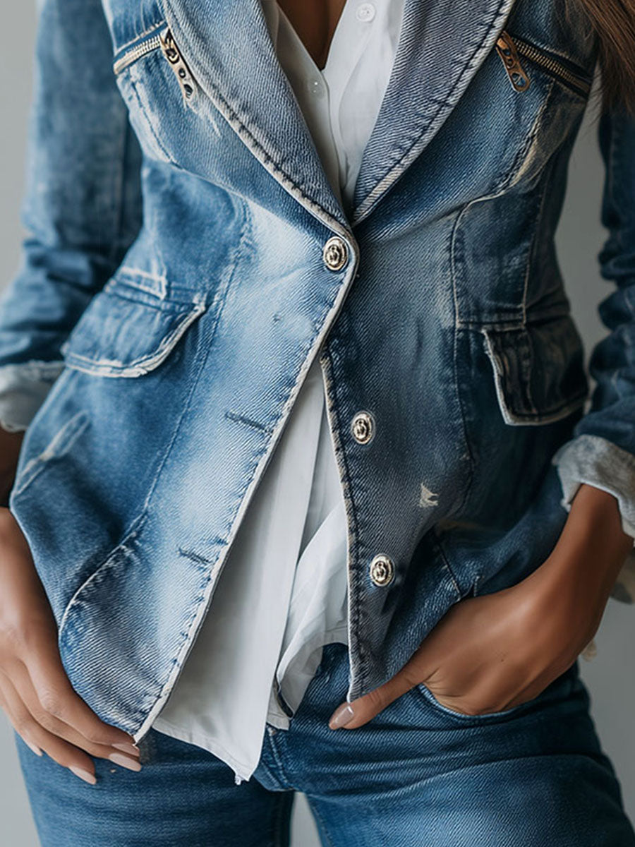 Denim Blazer Ava