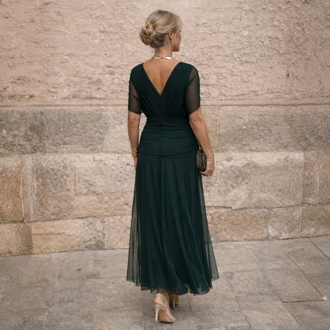 Draped Twist Gown