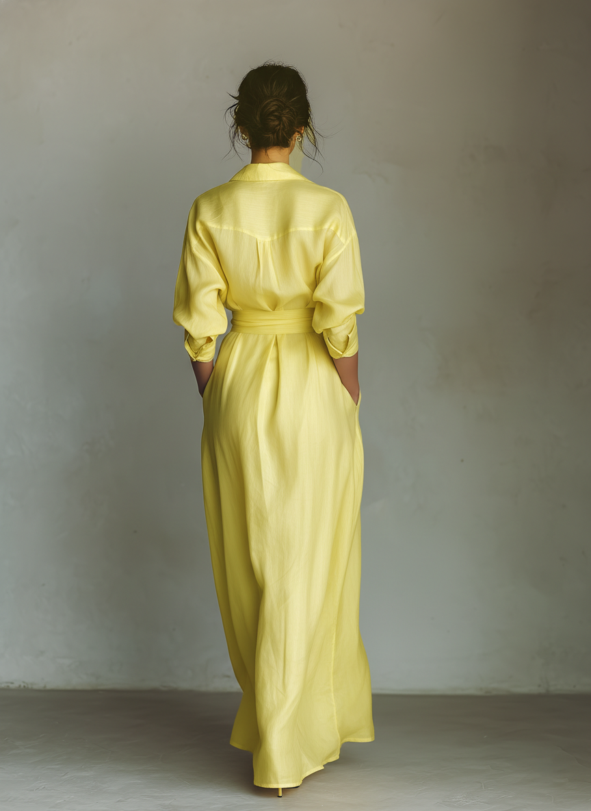 Lemon Maxi Dress