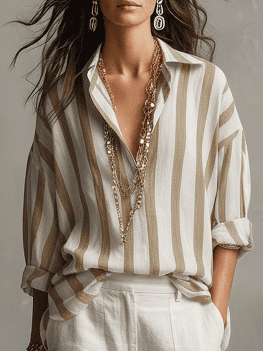 Striped Long Sleeve Shirt