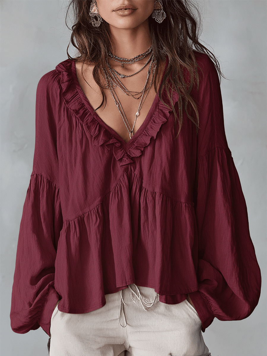 Ruffle Blouse