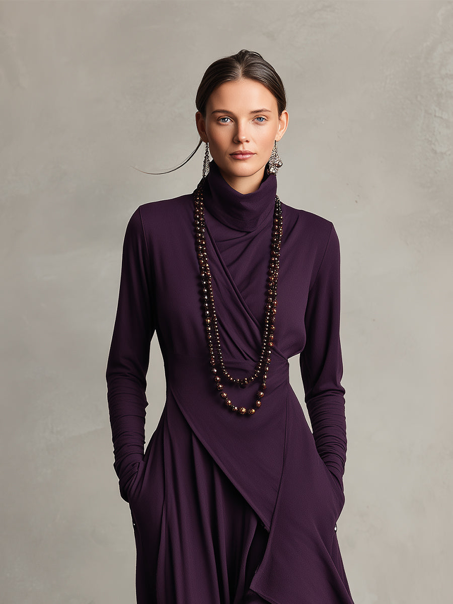 Draped Maxi Dress