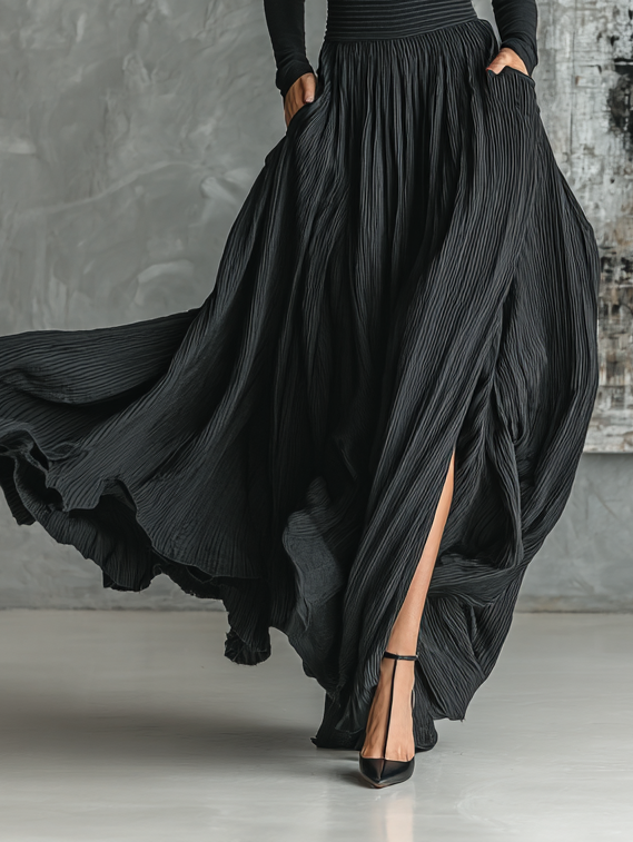 Turtleneck Skirt Set