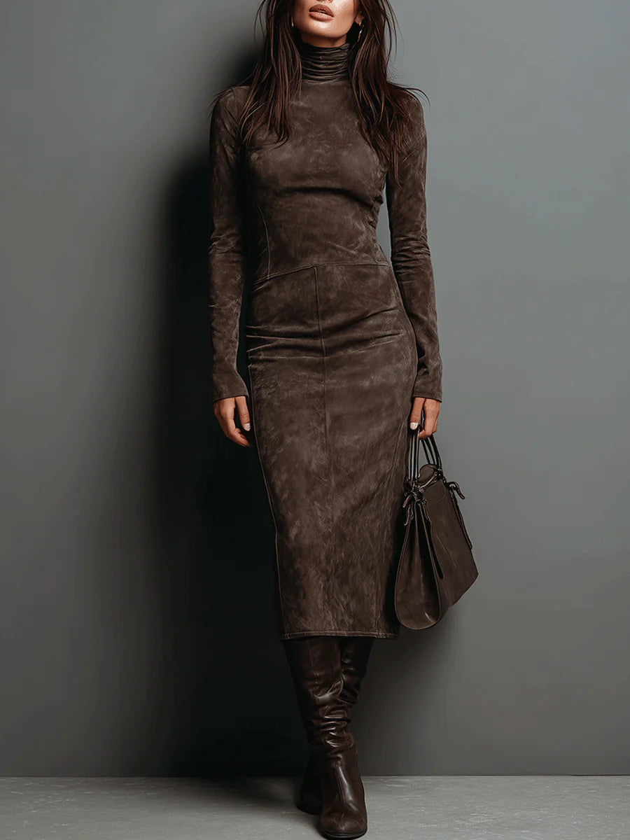 Mildred Suede Dress