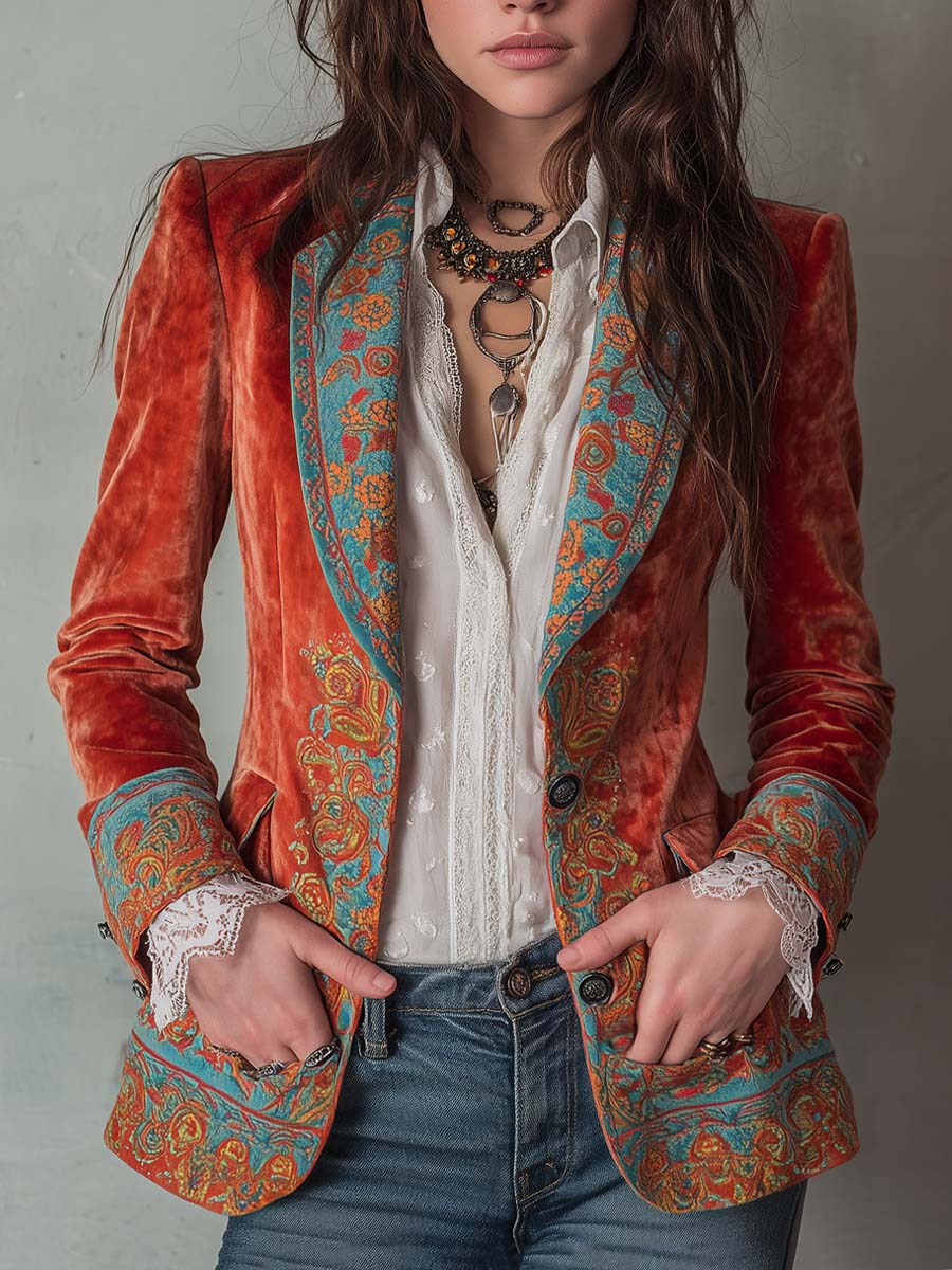 Velvet Blazer