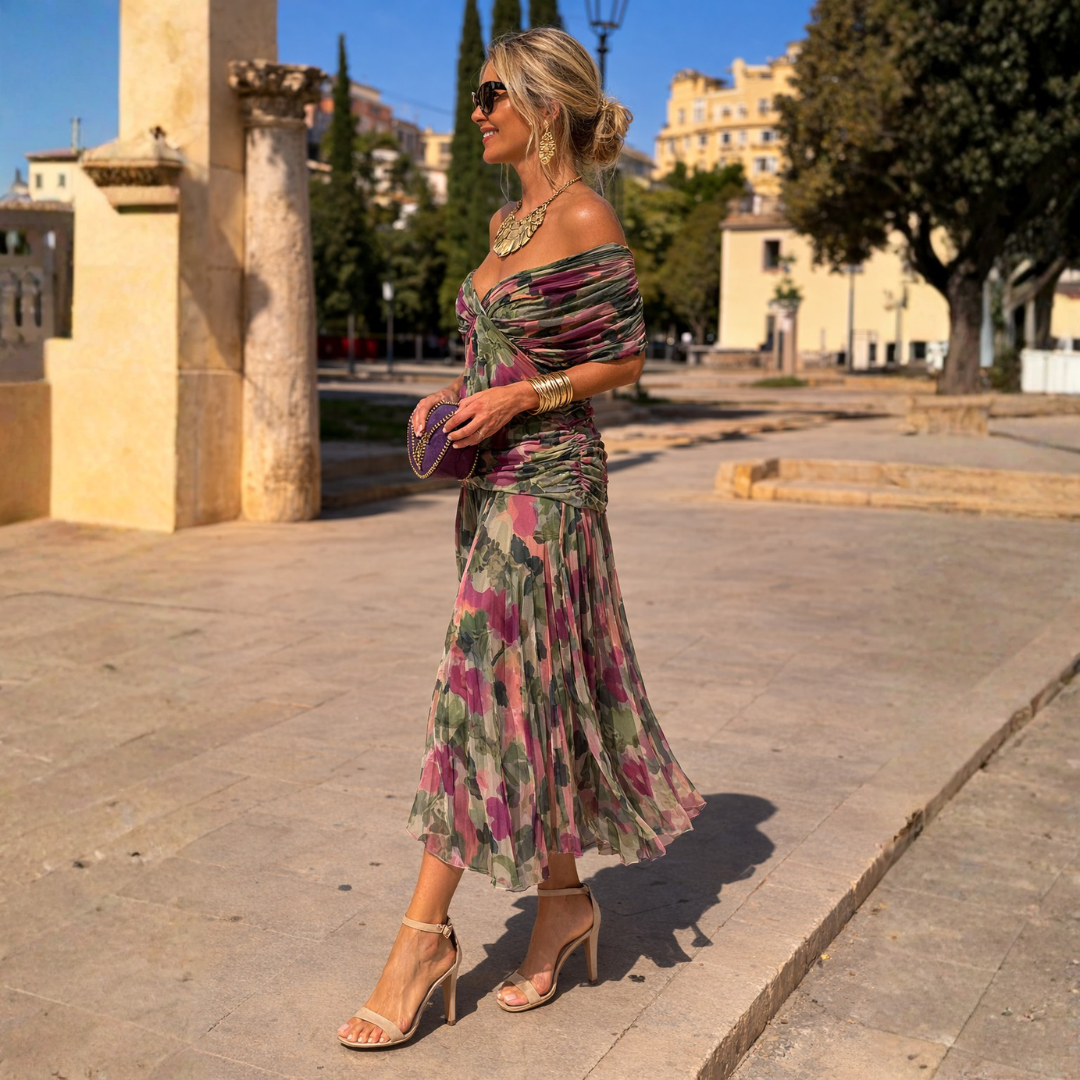 Draped Twist Gown