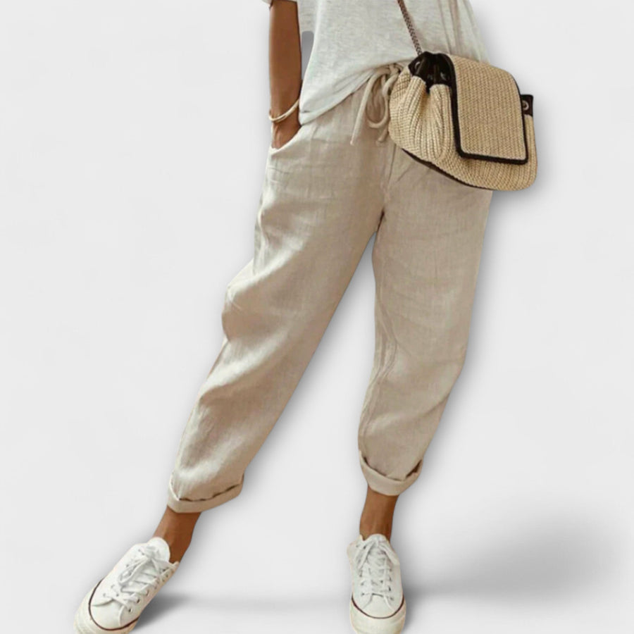 Janelle Linen Trousers