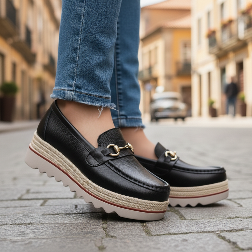 Buckle Platform Loafer
