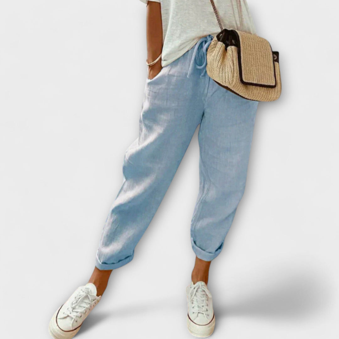 Janelle Linen Trousers