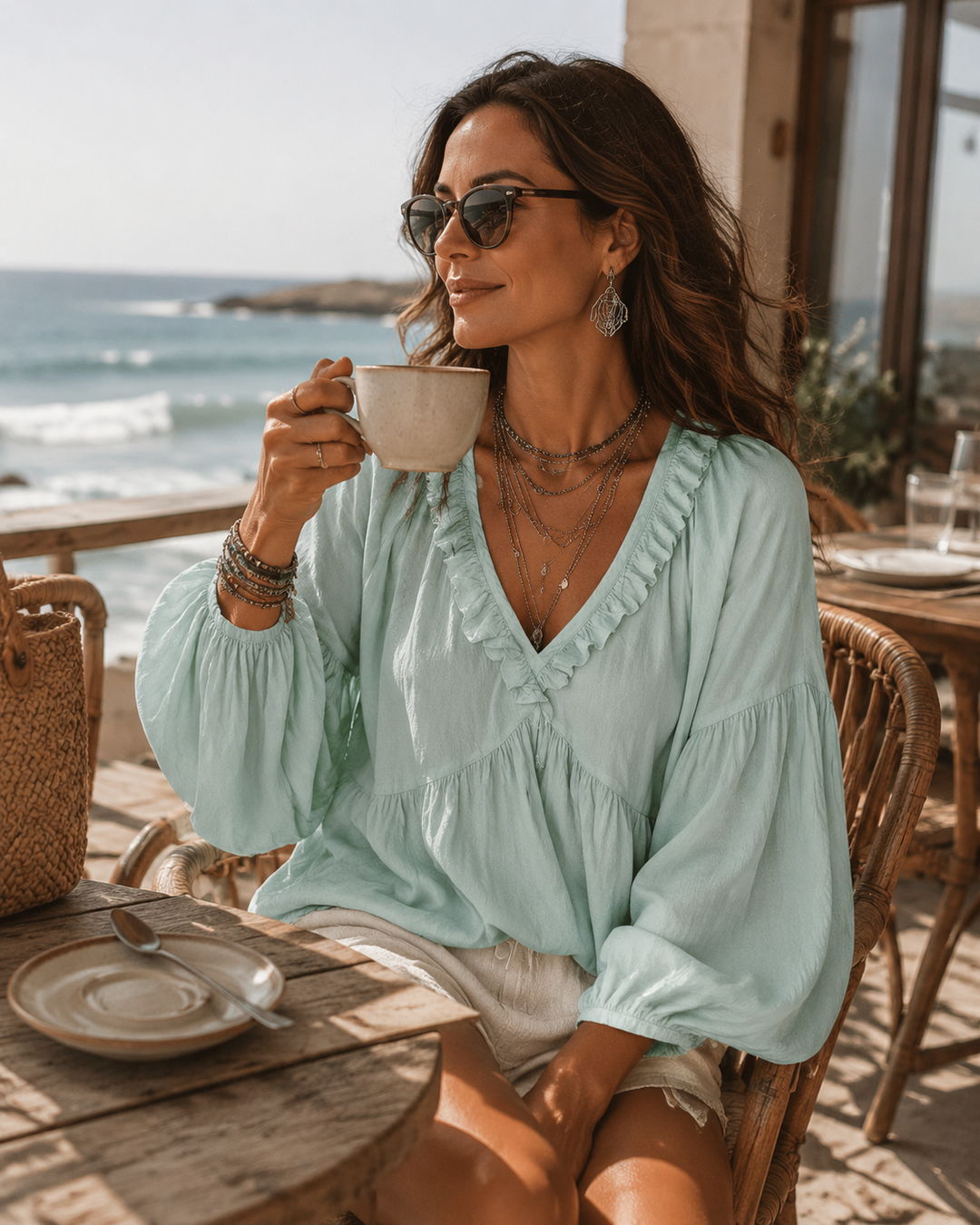 Ruffled Blouse
