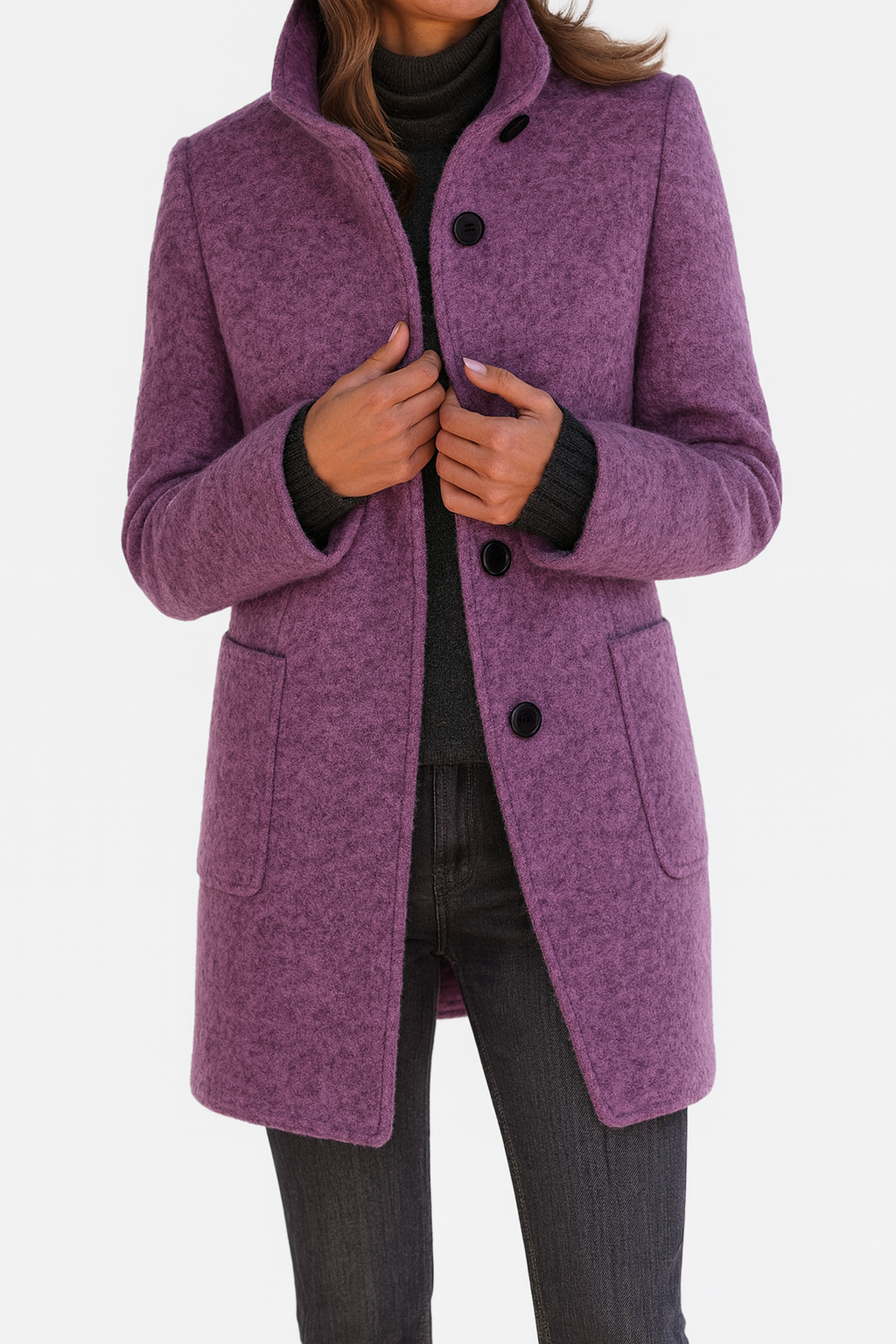 Adele High Collar Jacket