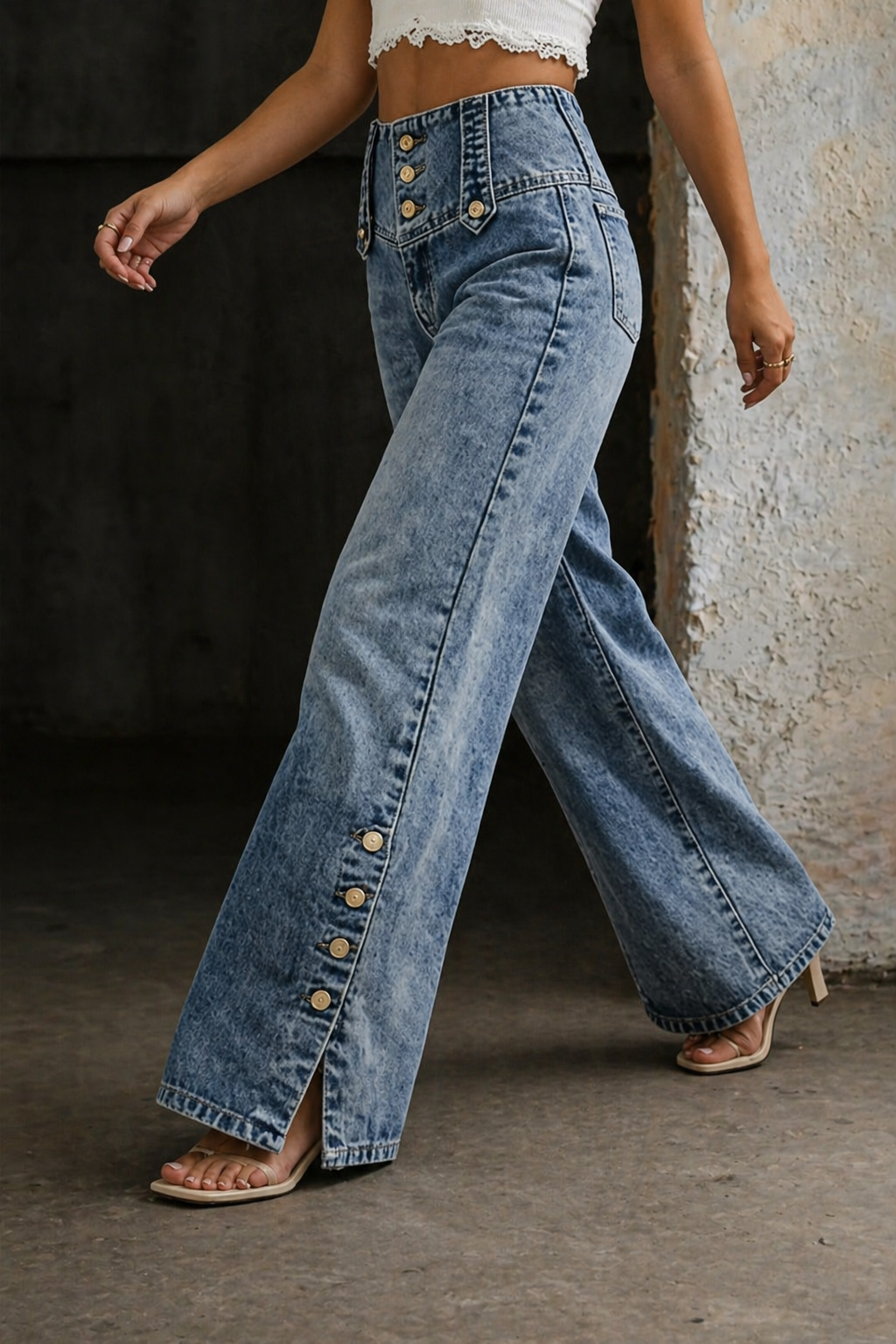 Jolene Slit Jeans