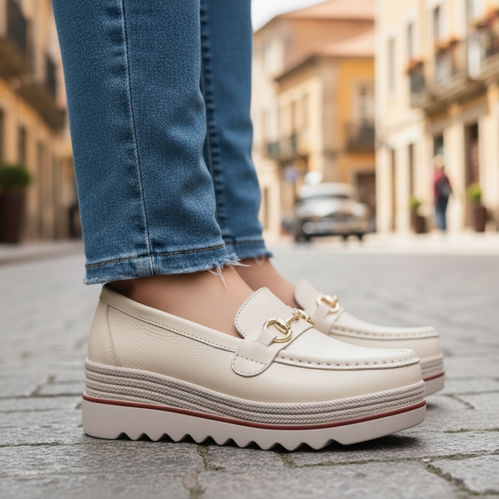 Buckle Platform Loafer