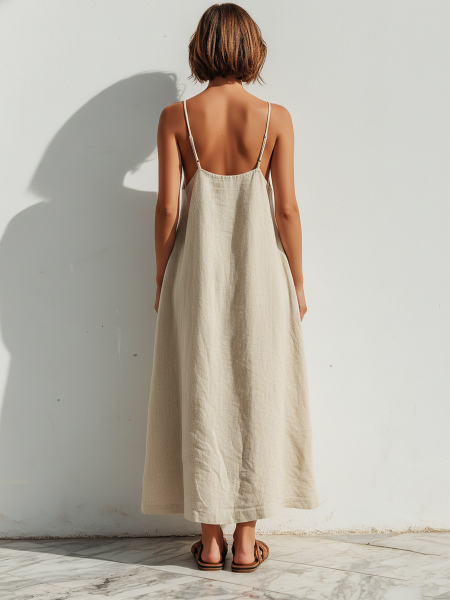 Linen Swing Dress