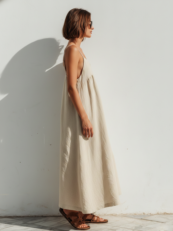 Linen Swing Dress