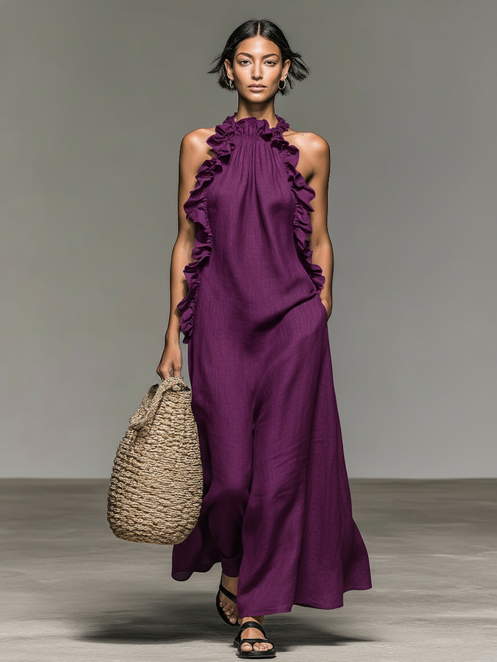 Linen Maxi Dress