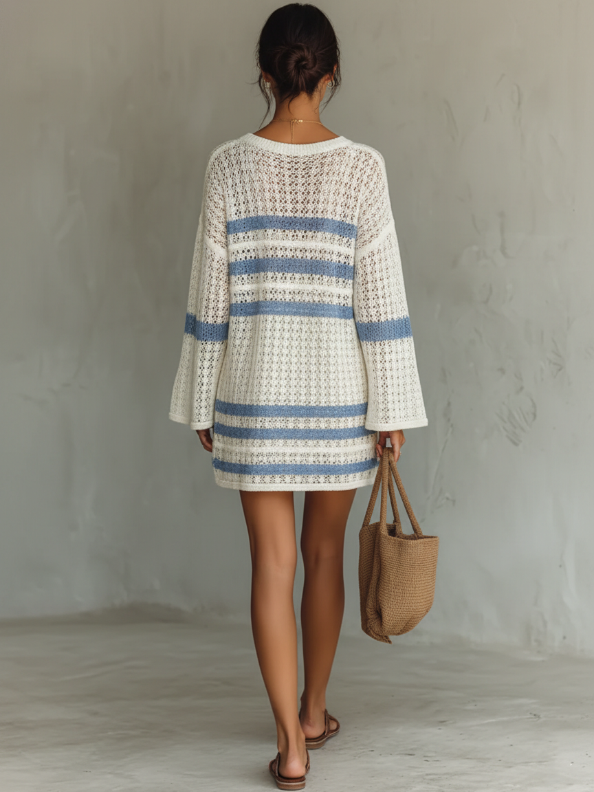Openwork Knit Dress