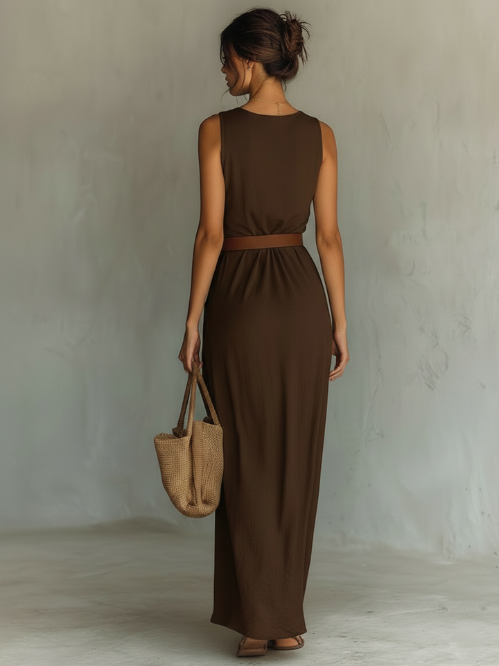 Cowl Neck Maxi Dress
