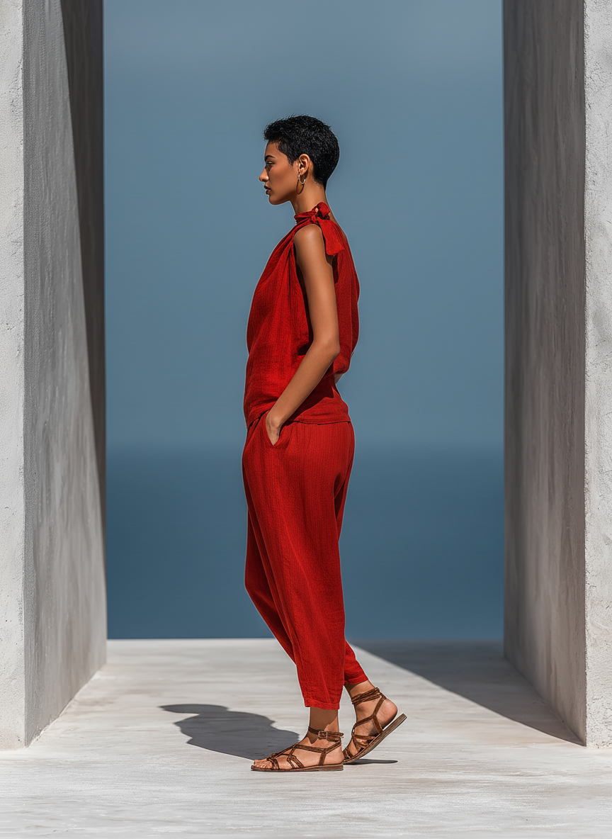Linen Two-Piece Set