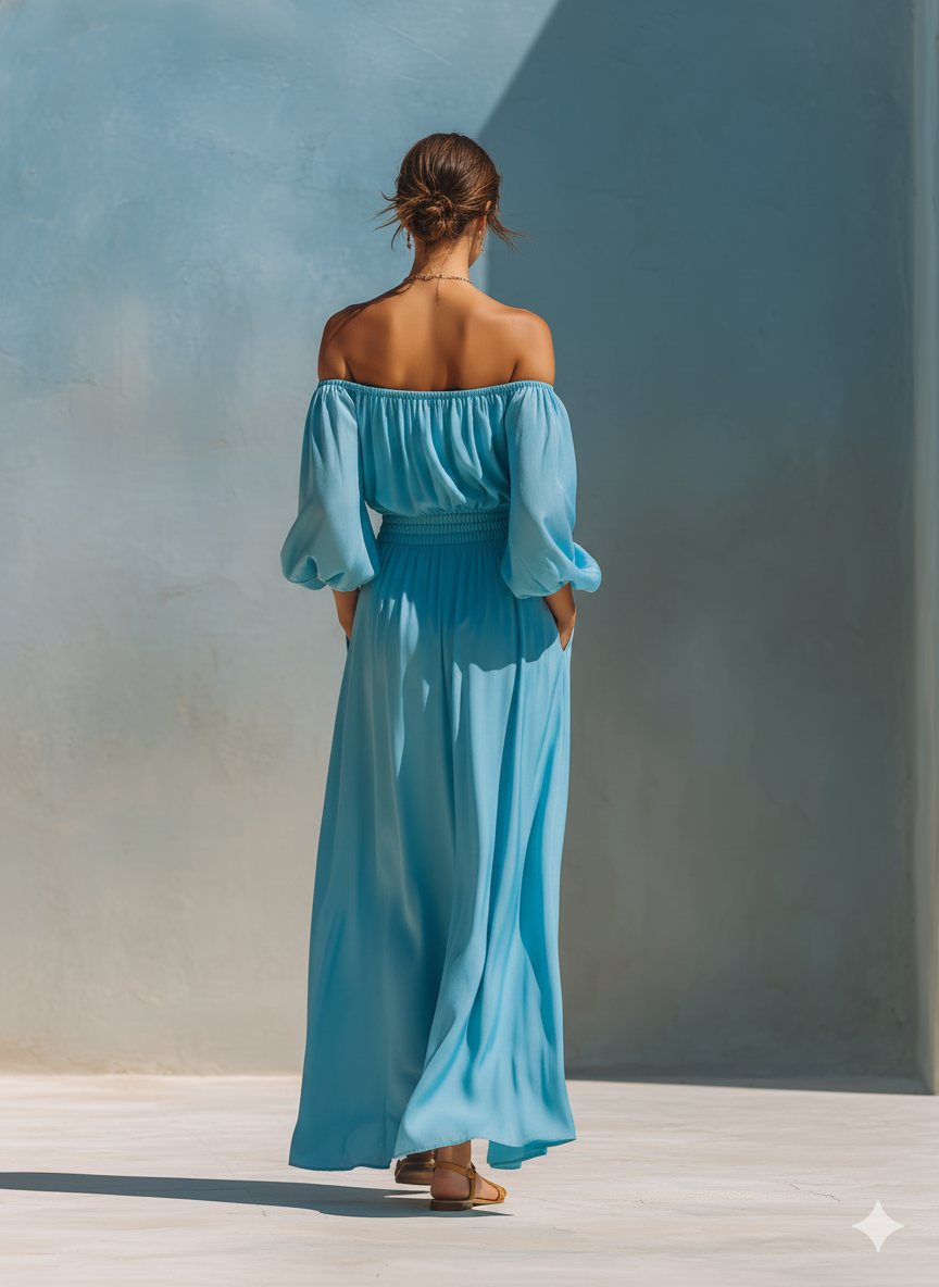 Sky Blue Maxi Dress
