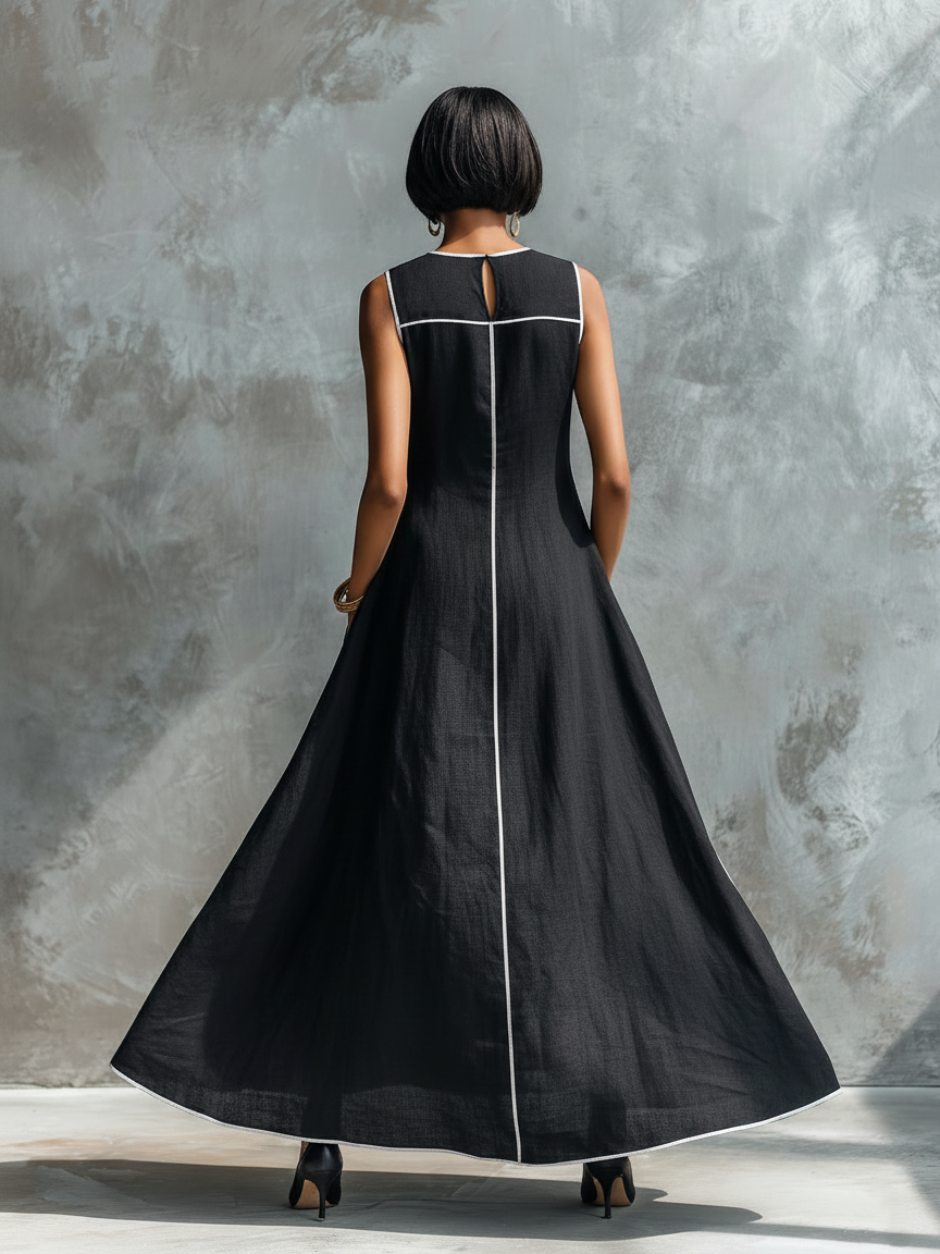 Linen Maxi Dress