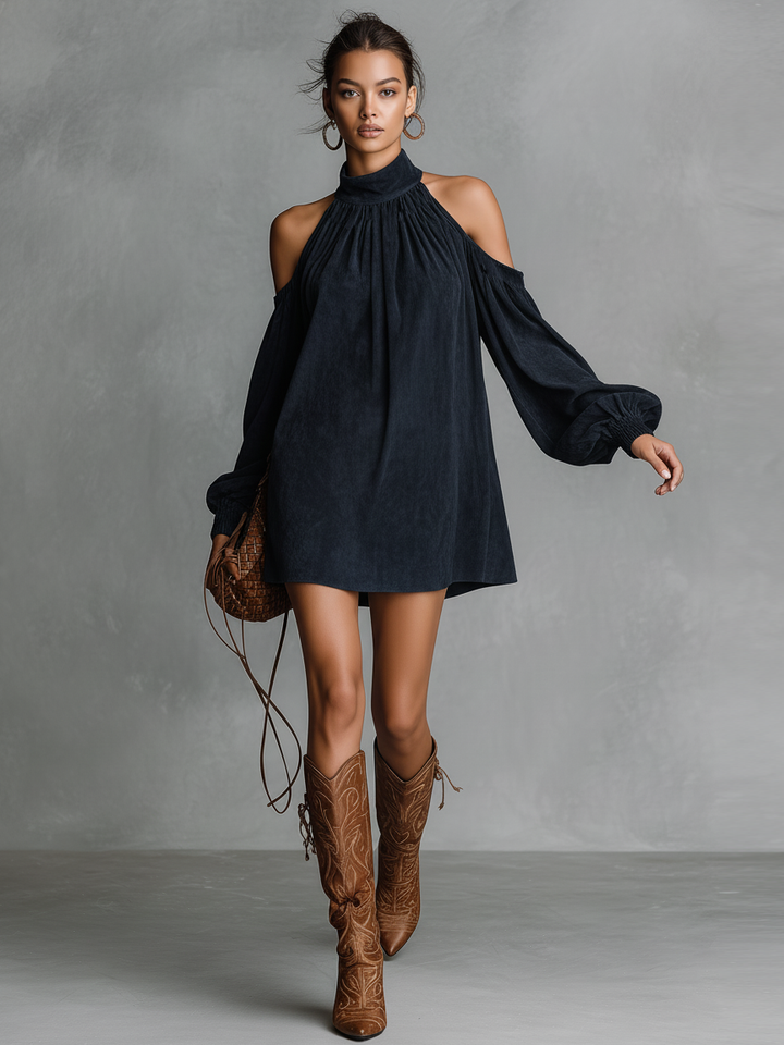 Halter Neck Mini Dress